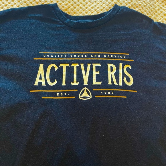 Men’s Active Ride Shop logo graphic Tshirt medium - Picture 2 of 5